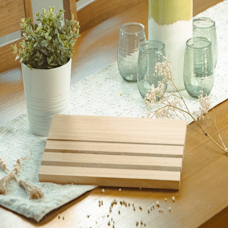 Handmade hardwood cutting board by workboots&glasses — 1"-thick walnut, maple or cherry (3)