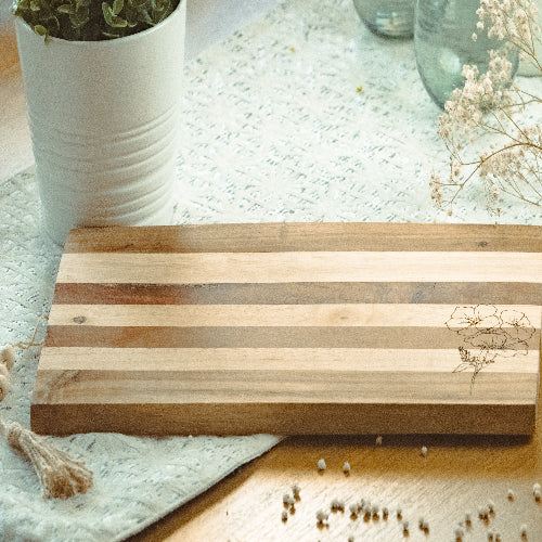 Handmade hardwood cutting board by workboots&glasses — 1"-thick walnut, maple or cherry (2)