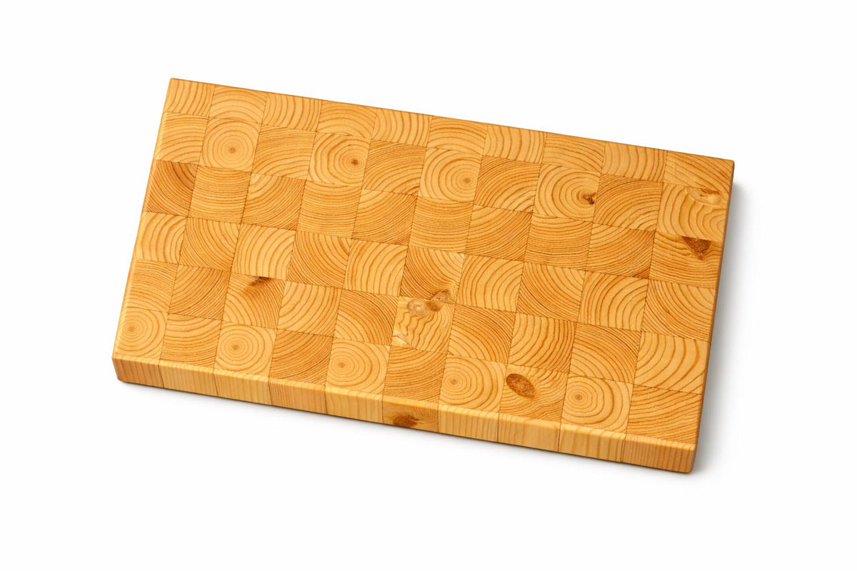 Southern Yellow Pine end-grain butcher block by Harzo — checker pattern, 1 3/4" thick (3)
