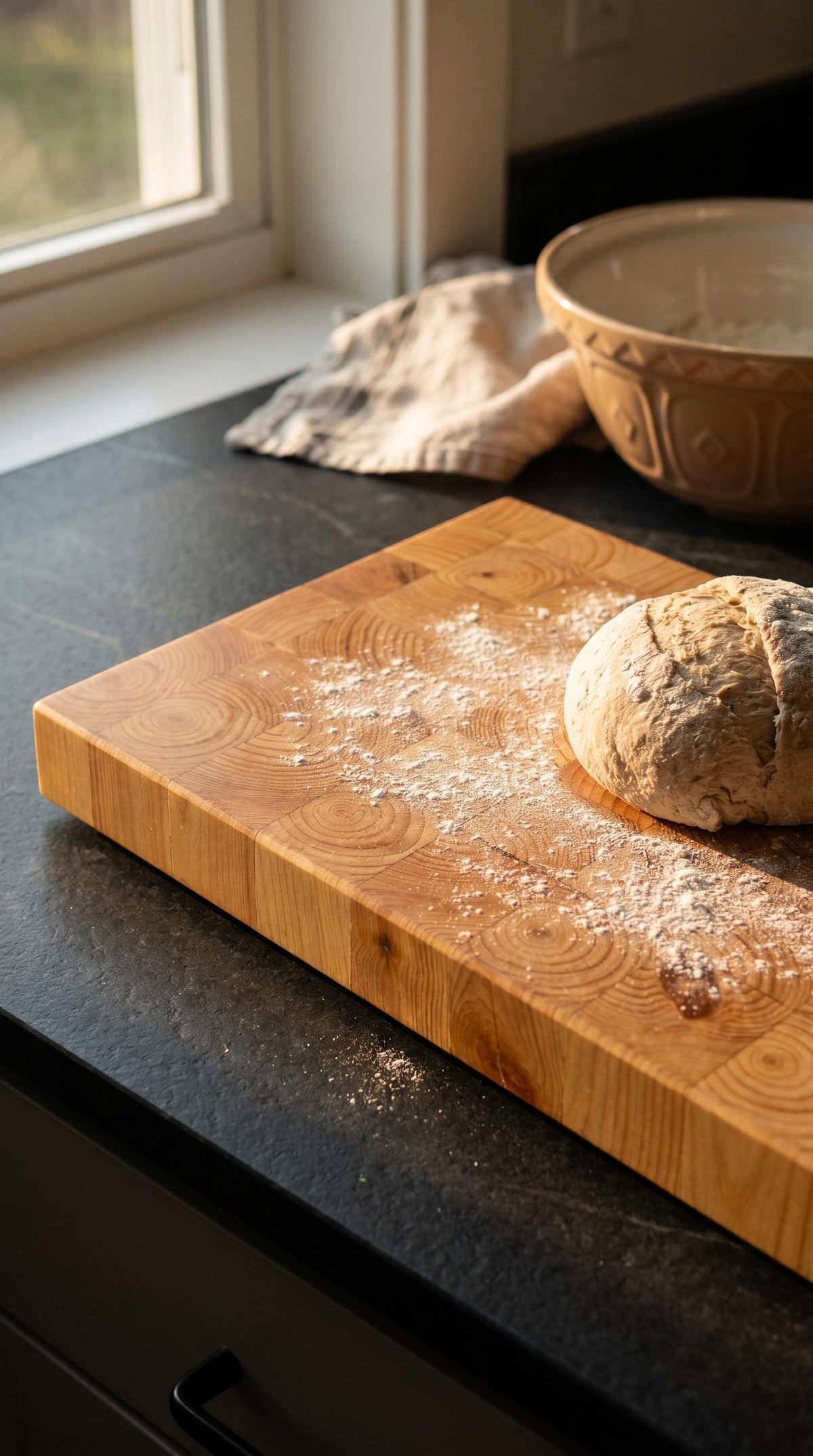 Southern Yellow Pine end-grain butcher block by Harzo — checker pattern, 1 3/4" thick (7)