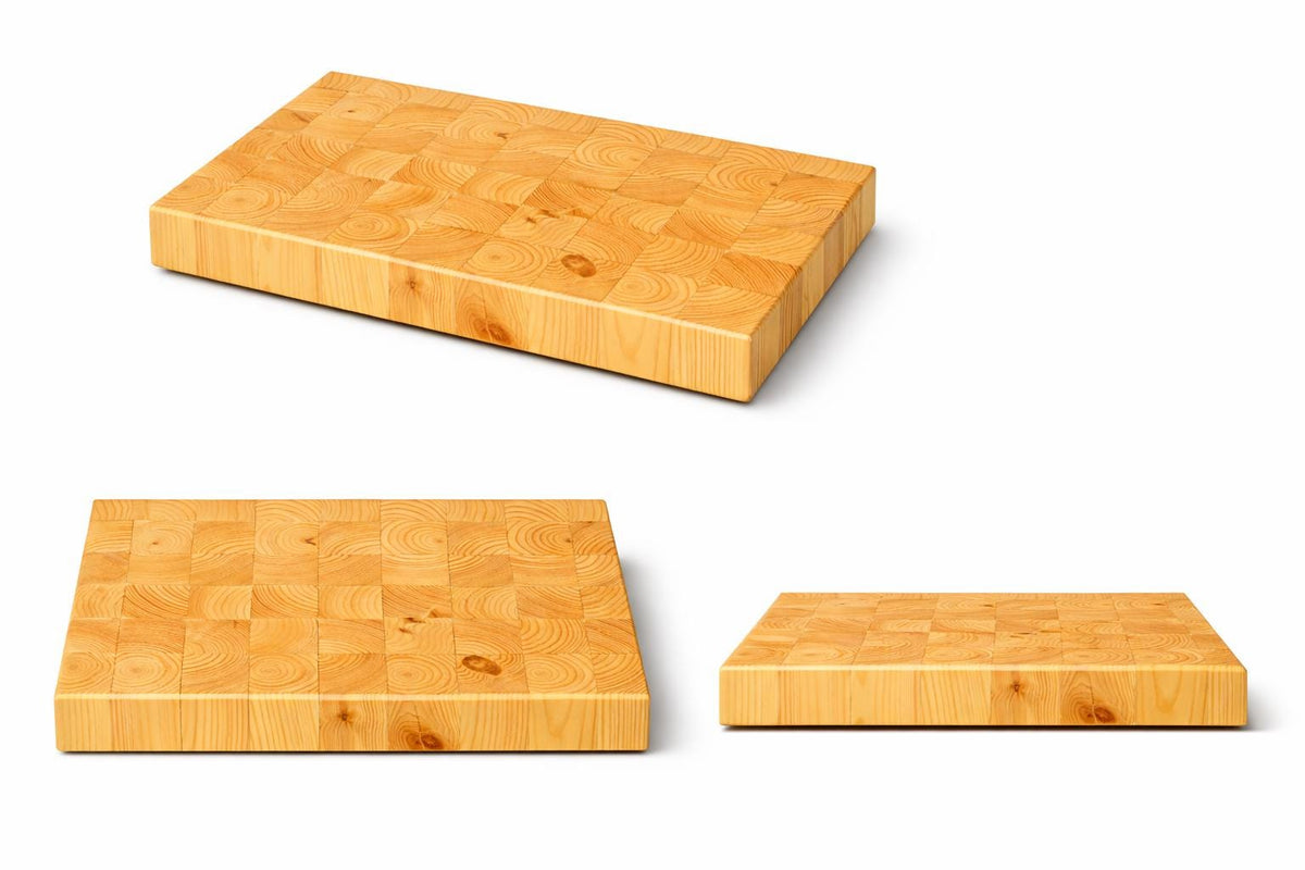 Southern Yellow Pine end-grain butcher block by Harzo — checker pattern, 1 3/4" thick (9)