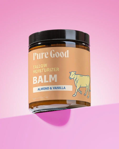 Almond & Vanilla Tallow Balm by Pure Good LLC — small-batch balm