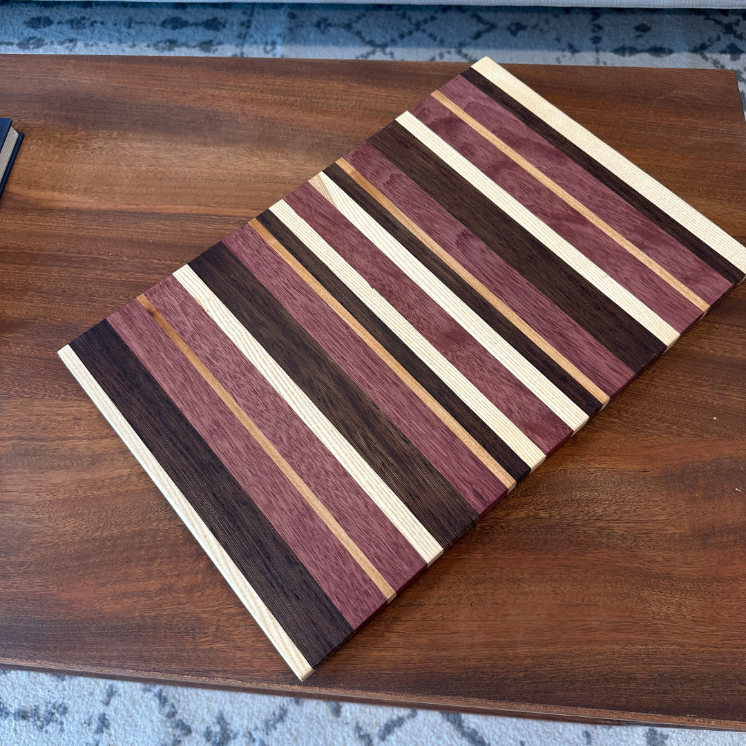 Handmade hardwood cutting board by workboots&glasses — 1"-thick walnut, maple or cherry (5)